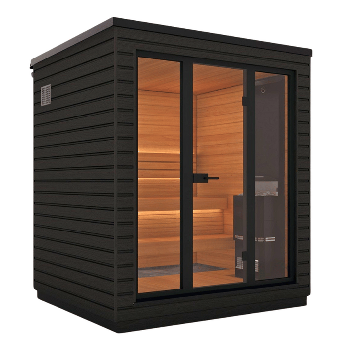 Saunum Classic Mini 3-Person Outdoor Traditional Sauna