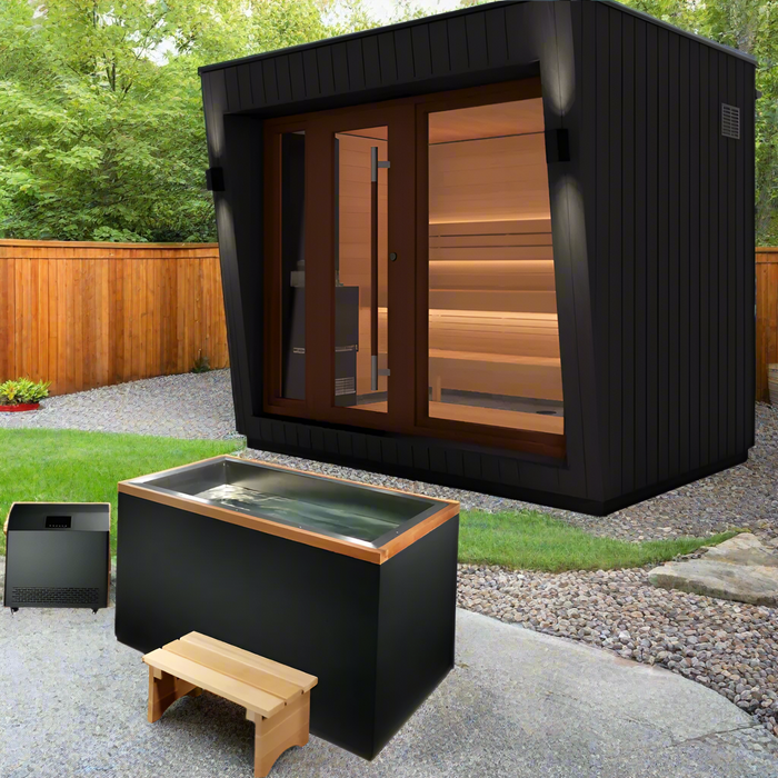 Saunum AirCube Space 5-Person Outdoor Traditional Sauna