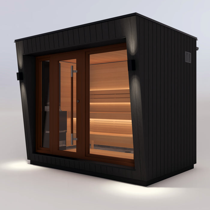 Saunum AirCube Space 5-Person Outdoor Traditional Sauna