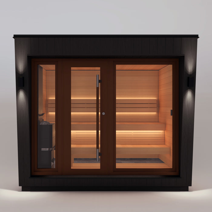 Saunum AirCube Space 5-Person Outdoor Traditional Sauna