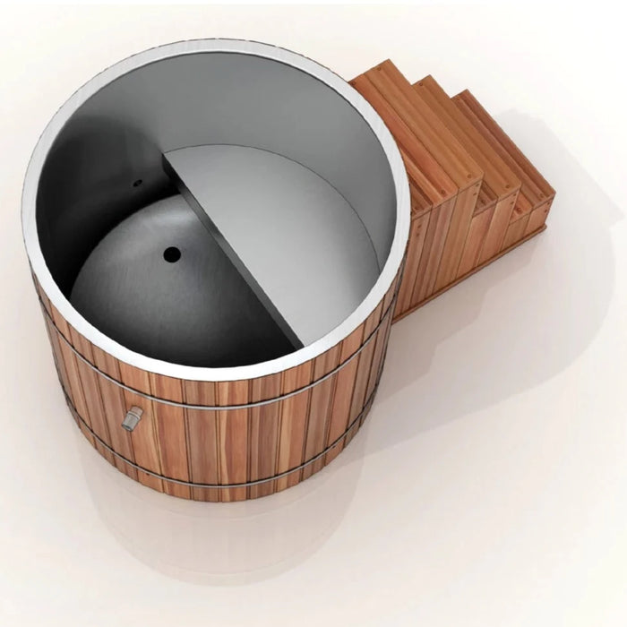 Dynamic Cedar Cold Plunge Barrel