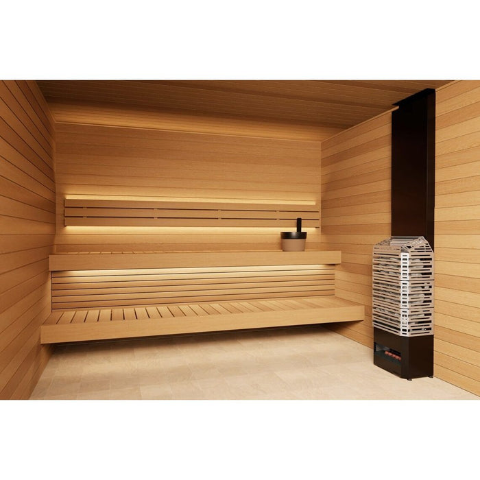 Saunum Temperature Equalizing Electric Sauna Heater Package w/ Digital Controller and WiFi and Stones