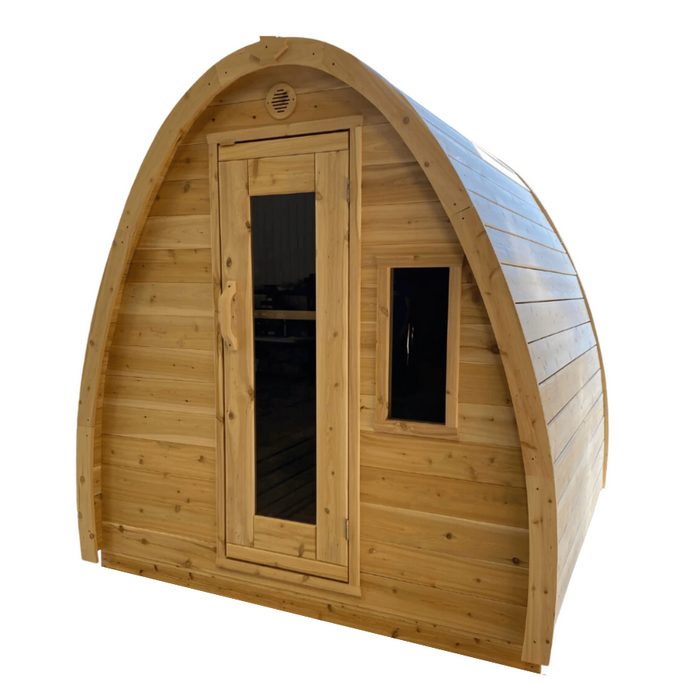 True North Canadian Made 4-8 Person Outdoor Traditional Pod Sauna