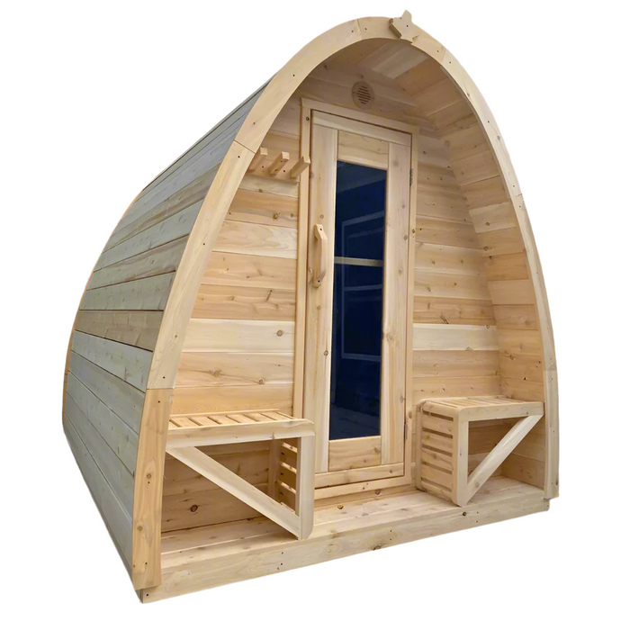 True North Canadian Made 4-8 Person Outdoor Traditional Large Pod Sauna