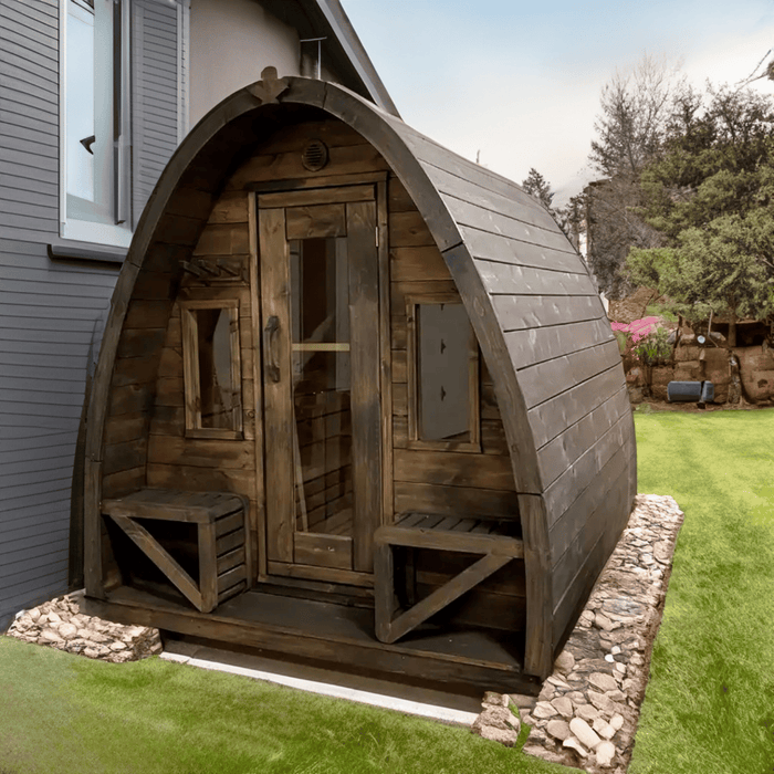 Sauna al aire libre True North Large Pod para 4-8 personas