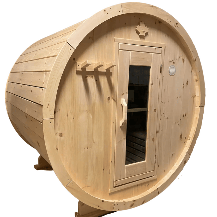 True North Sauna de barril de 6' de largo para 2-4 personas