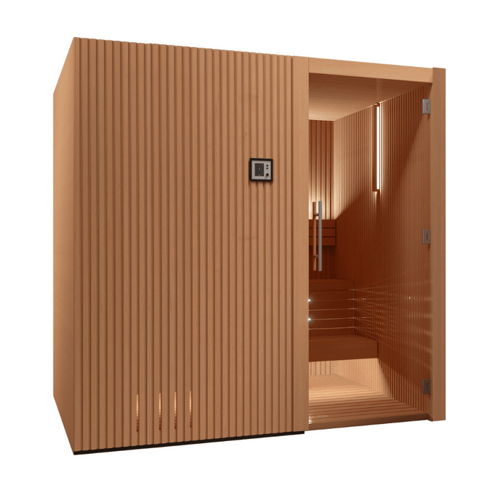 Sauna tradicional interior Auroom Libera Wood para 5-6 personas