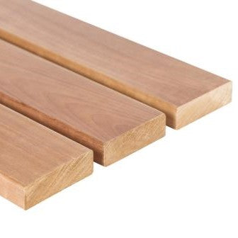 Thermory Sauna Wood, Thermo-Aspen 1"x4" Bench Material | VLL0036