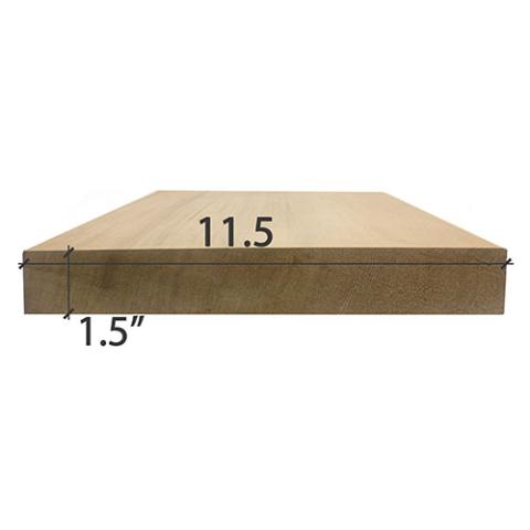 Prosaunas Sauna Wood, Vertical Grain, Clear Grade A+ Cedar 2"x12" Bench Material