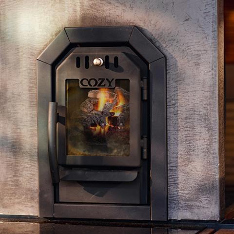 Cozy Heat SW 12kW Thru-Wall Wood Burning Sauna Stove