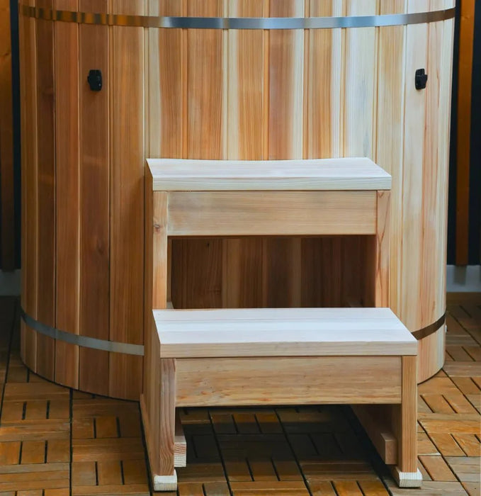 Dynamic Cedar Cold Plunge Barrel