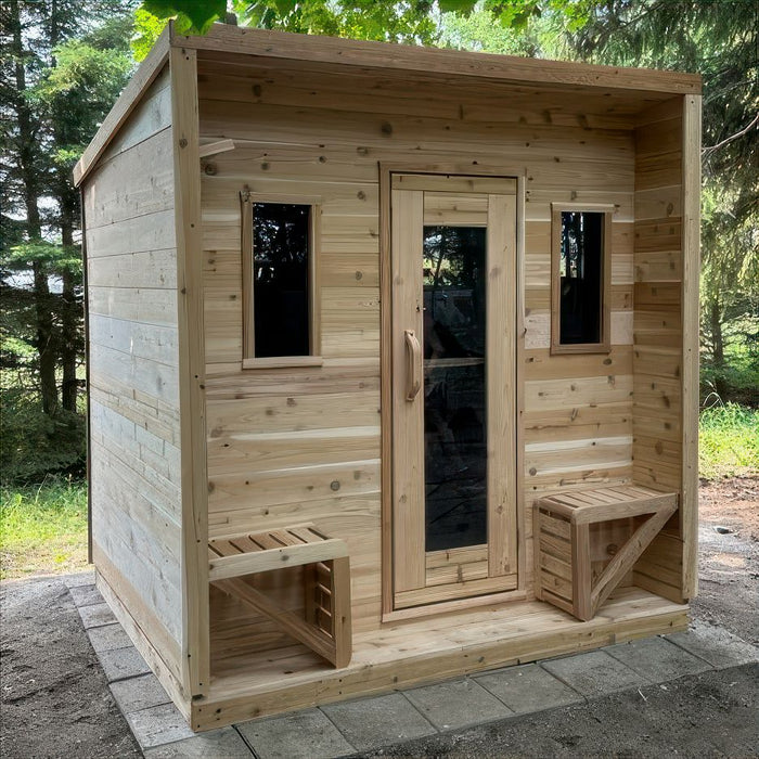 5 Person Outdoor Cedar Traditional Sauna