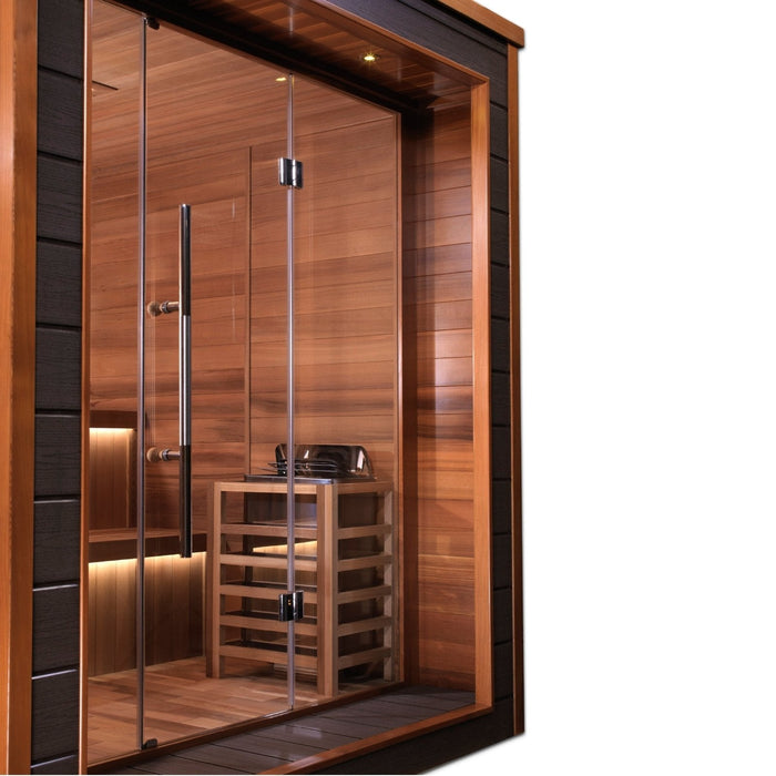 Golden Designs Bergen Sauna tradicional al aire libre para 6 personas | GDI-8206-01