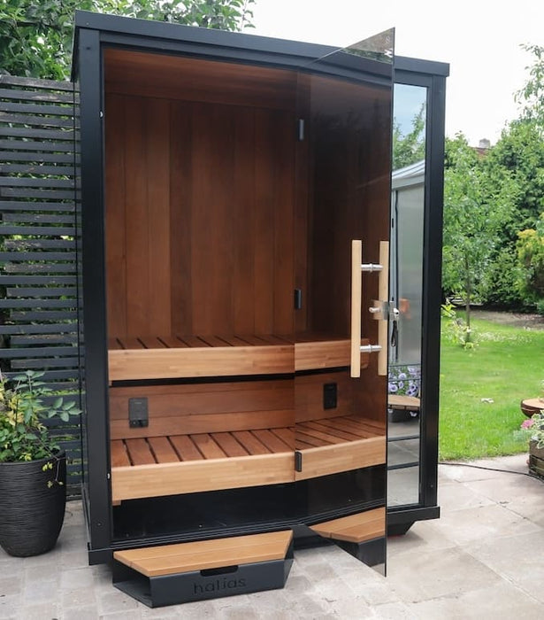 Haljas Hele Nano | 2-Person Pre-Assembled Outdoor Traditional Sauna