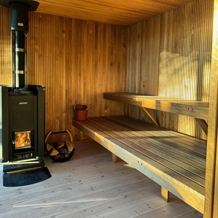 Harvia Linear 16 Wood Burning 17.9kW Sauna Stove | WK160C