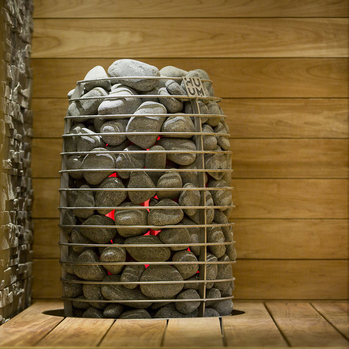 Paquete de calentador de sauna HUUM HIVE MINI con controlador Wifi UKU y piedras