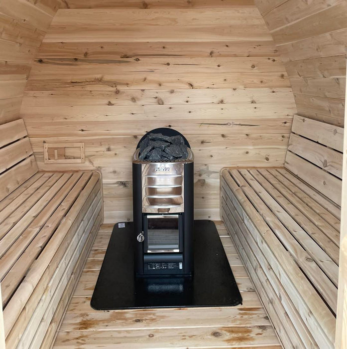 True North Canadian Made 4-8 Person Outdoor Traditional Pod Sauna