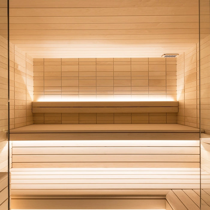 Sauna tradicional cubierta Auroom Electa para 5-6 personas