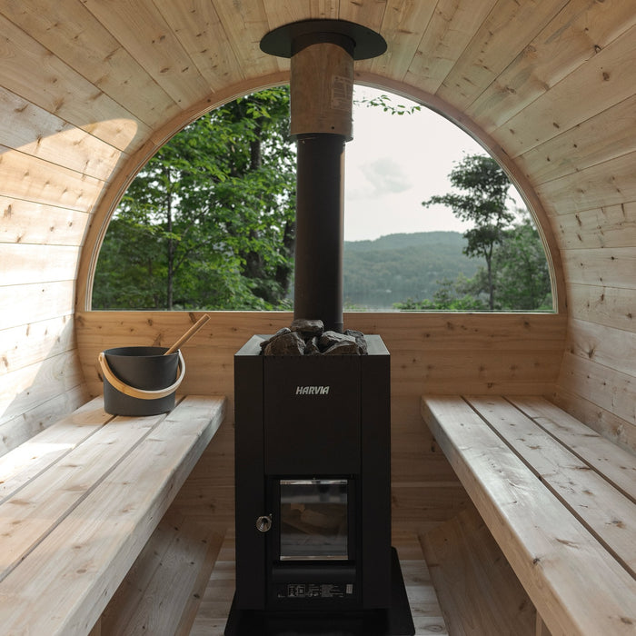 Harvia Linear 16 Wood Burning 17.9kW Sauna Stove | WK160C