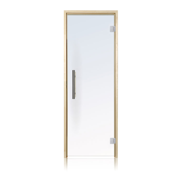 Prosaunas Pre-Hung Clear Glass Sauna Door w/ Aspen Frame | 24x80