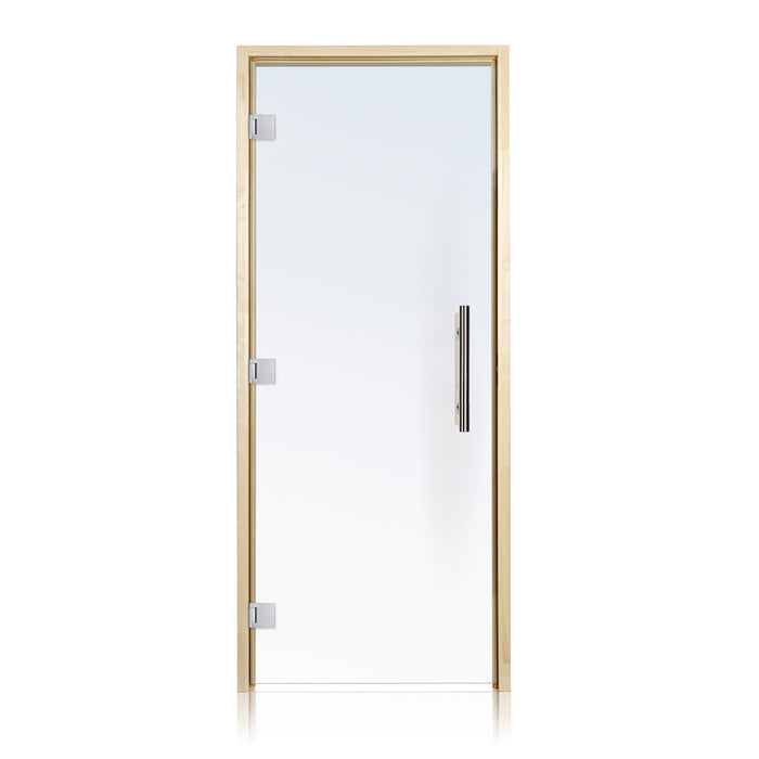 Prosaunas Pre-Hung Clear Glass ADA Sauna Door w/ Aspen Frame | 36x80