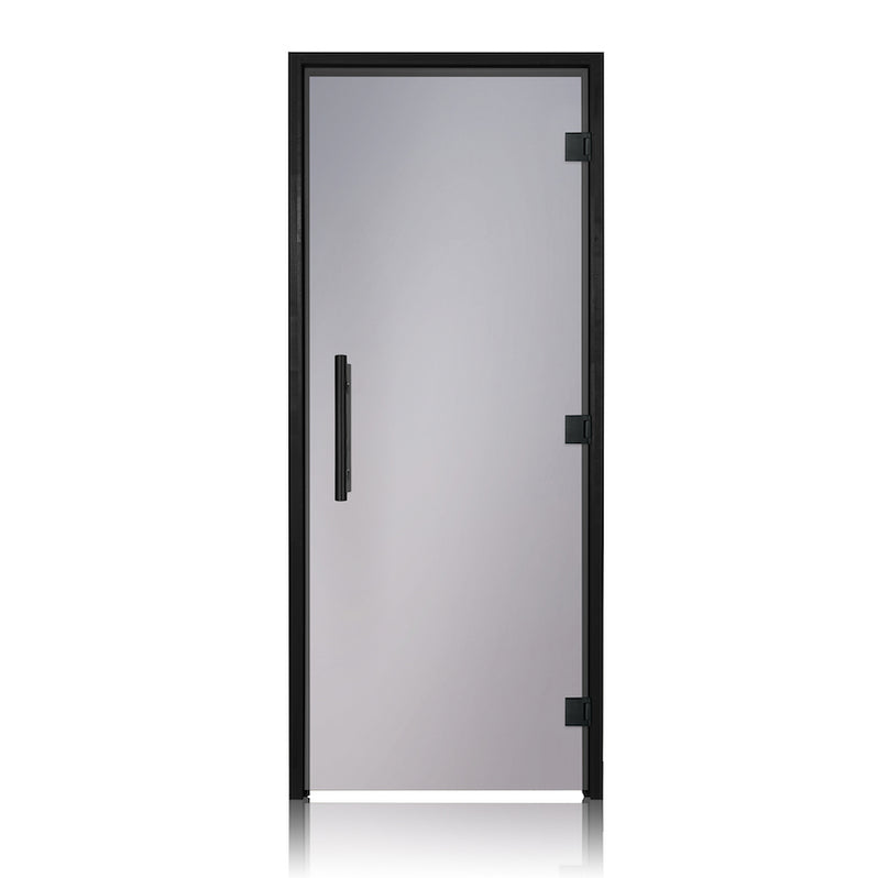 Prosaunas Pre-Hung Tinted Glass ADA Sauna Door W/ Black Alder Frame