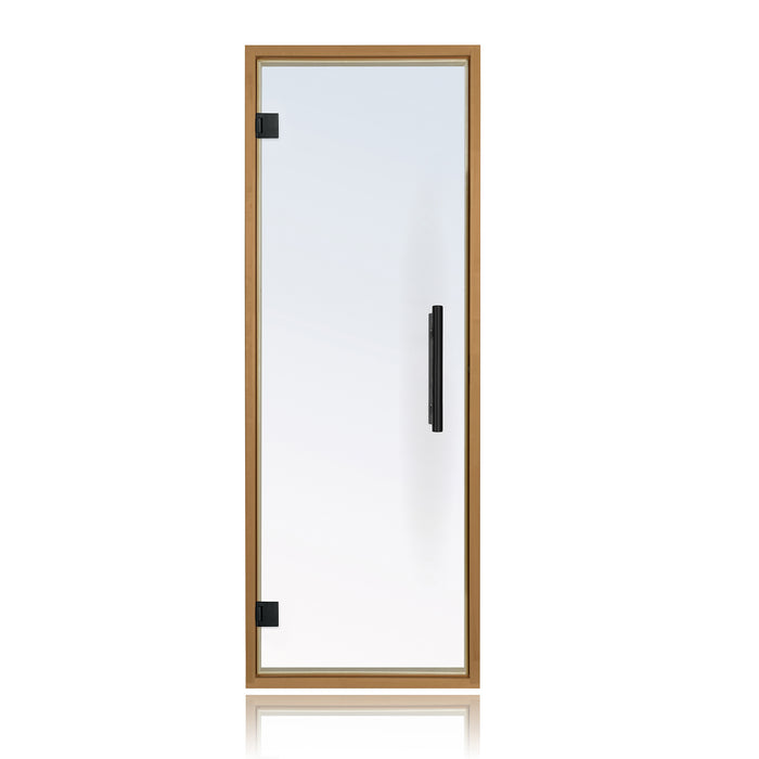 Prosaunas Pre-Hung Clear Glass Sauna Door w/ Thermo-Aspen Frame | 24x73