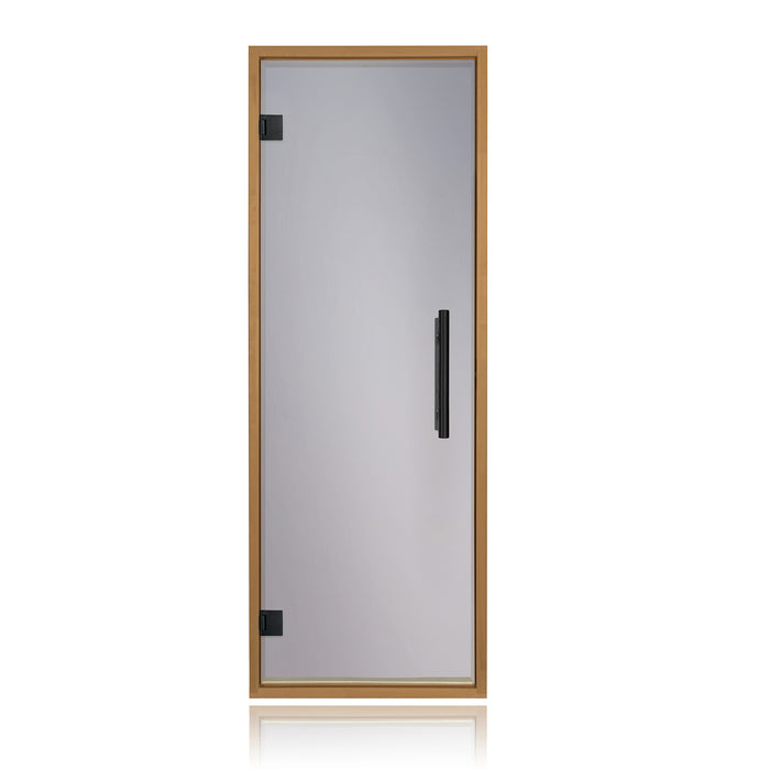 Prosaunas Pre-Hung Tinted Glass Sauna Door w/ Thermo-Aspen Frame | 24x73