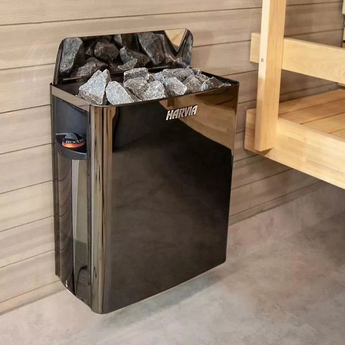 Harvia The Wall 6/8kW Electric Sauna Heater w/ Built-in Controls