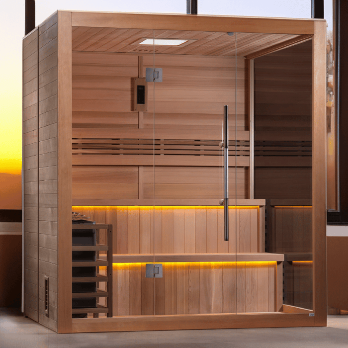 Golden Designs Kuusamo 6-Person Traditional Indoor Sauna | GDI-7206-01