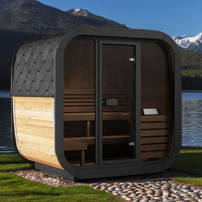 SaunaLife 4 Person 4.6' Long Cube Sauna | Model CL5G