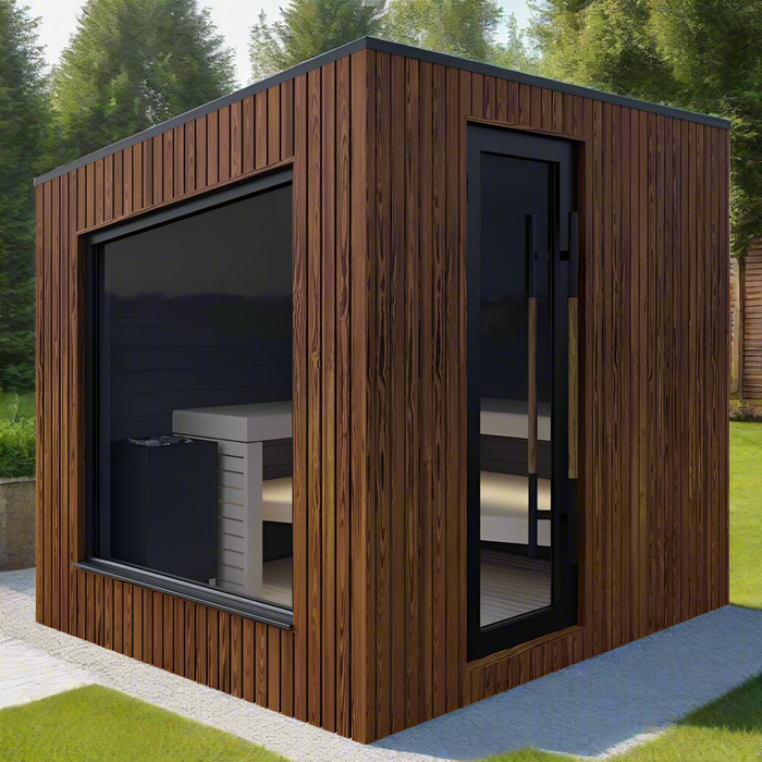 Auroom Terra 5-6 Person Outdoor Traditional Sauna