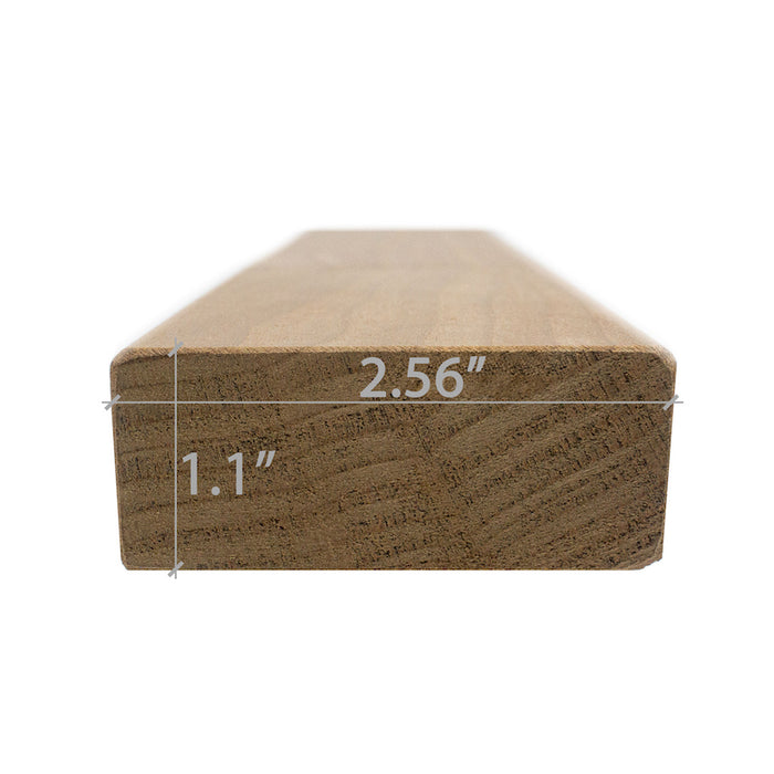 Prosaunas 桑拿木材，Thermo-Aspen 5/4x3" 长凳材料 | WOOD650