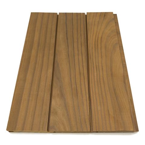 Thermory Sauna Wood, revestimiento de pared Thermo-Radiata de pino y níquel, 1"x4" | VSL0231