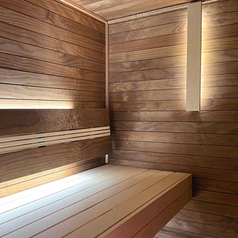 Thermory Sauna Wood, Thermo-Radiata Pine 1"x1" Inside Corner Molding | VLI0071