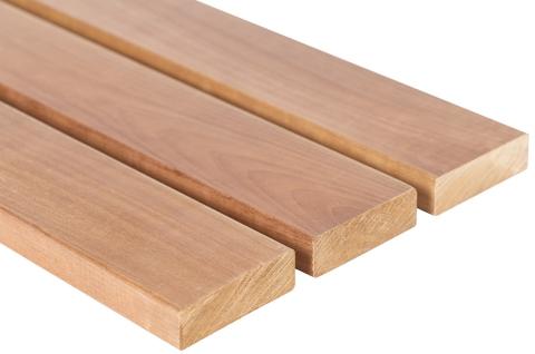 Thermory Sauna Wood, Thermo-Aspen 5/4x3" Bench Material | VLL0043