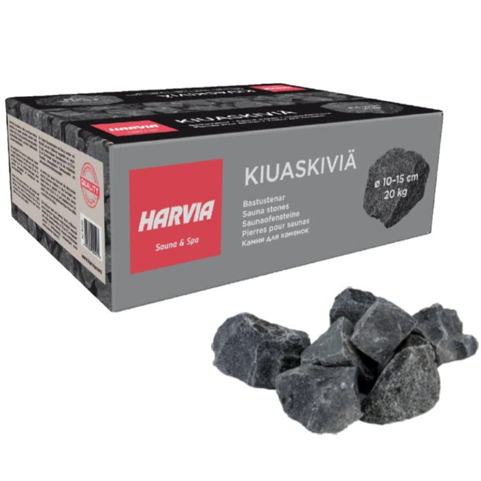 Harvia Split-Face Olivine Diabase Sauna Heater Stones 4-6" / 44lbs | AC3020