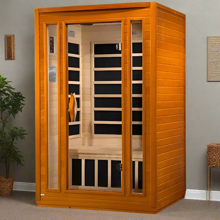 Dynamic San Marino Elite 2-person Ultra Low EMF FAR Infrared Sauna | DYN-6206-01 Elite