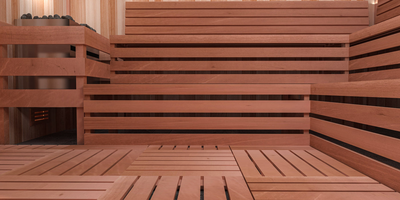 Scandia Red Cedar 2'x2' Duckboard Sauna Flooring