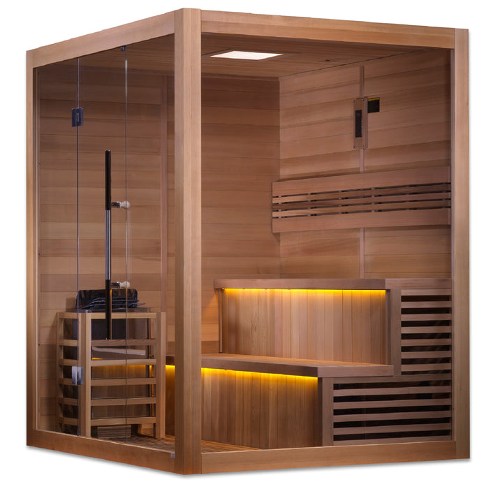 Golden Designs Kuusamo 6-Person Traditional Indoor Sauna | GDI-7206-01