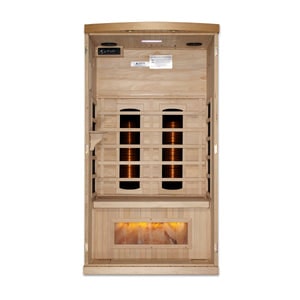 Golden Designs Reserve Edition Sauna de infrarrojos de espectro completo para 1-2 personas | GDI-8010-02