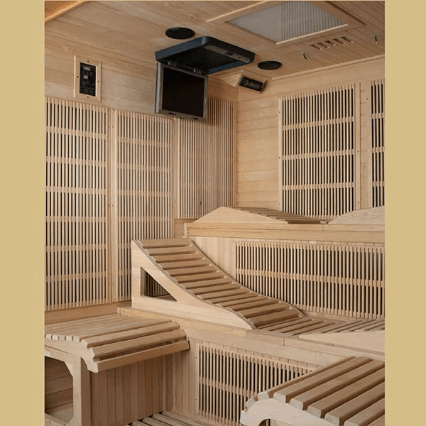 Golden Designs Monaco 6-person Near Zero EMF FAR Infrared Sauna | GDI-6996-01