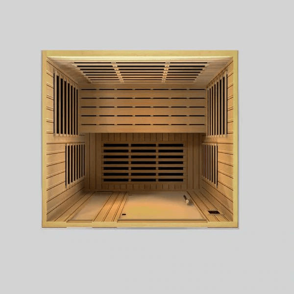 Sauna dinámica Lugano de infrarrojos lejanos y bajos EMF para 3 personas | DYN-6336-02