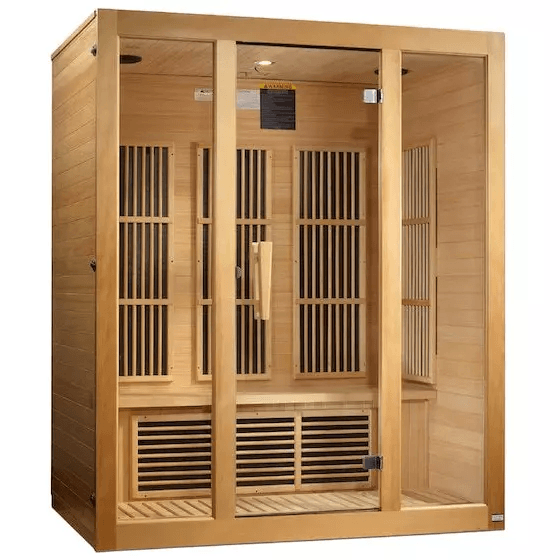 Maxxus Bellevue Sauna de infrarrojos lejanos con bajo EMF para 3 personas | MX-J306-01
