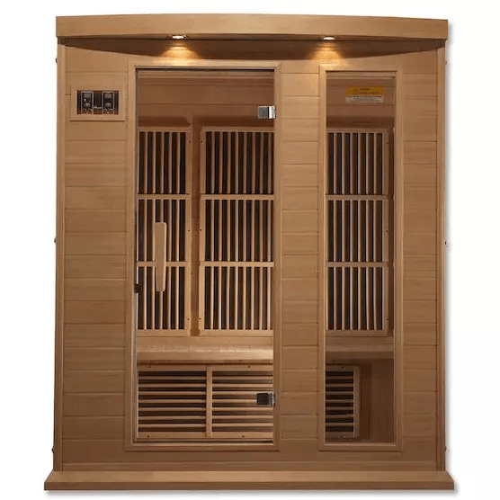 Maxxus Sauna infrarroja lejana de bajo EMF para 3 personas | MX-K306-01