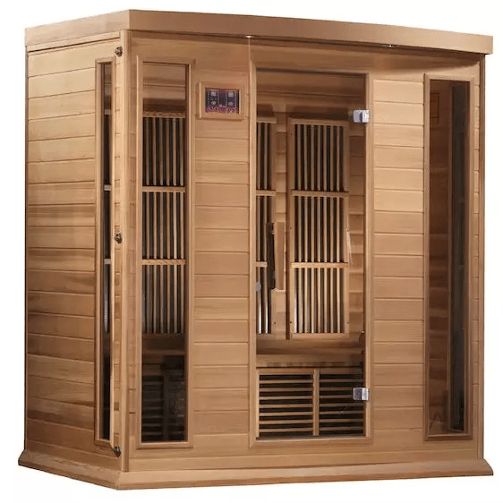 Sauna de infrarrojos lejanos Maxxus para 4 personas con bajo EMF | MX-K406-01-CED