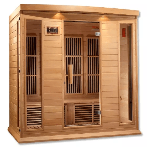 Sauna de infrarrojos lejanos Maxxus para 4 personas con bajo EMF | MX-K406-01