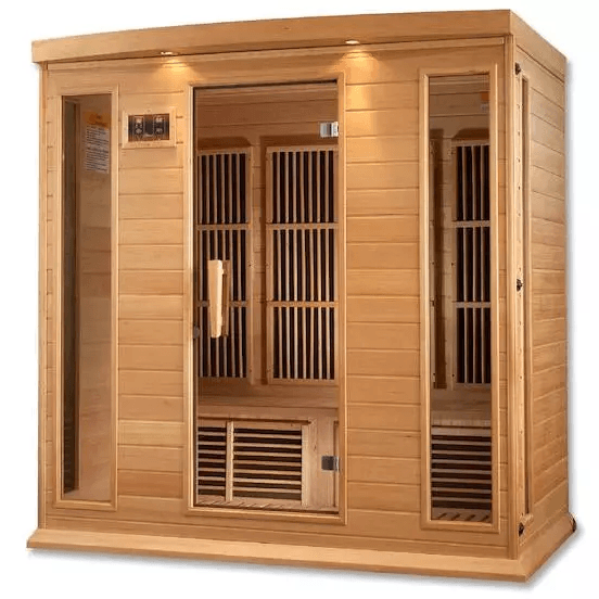 Sauna de infrarrojos lejanos Maxxus para 4 personas con bajo EMF | MX-K406-01