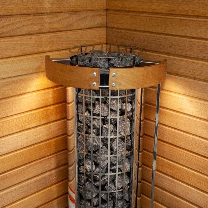 Harvia Cilindro Half Series Electric Sauna Heater w/ Built-In Controls 6/8/9kW