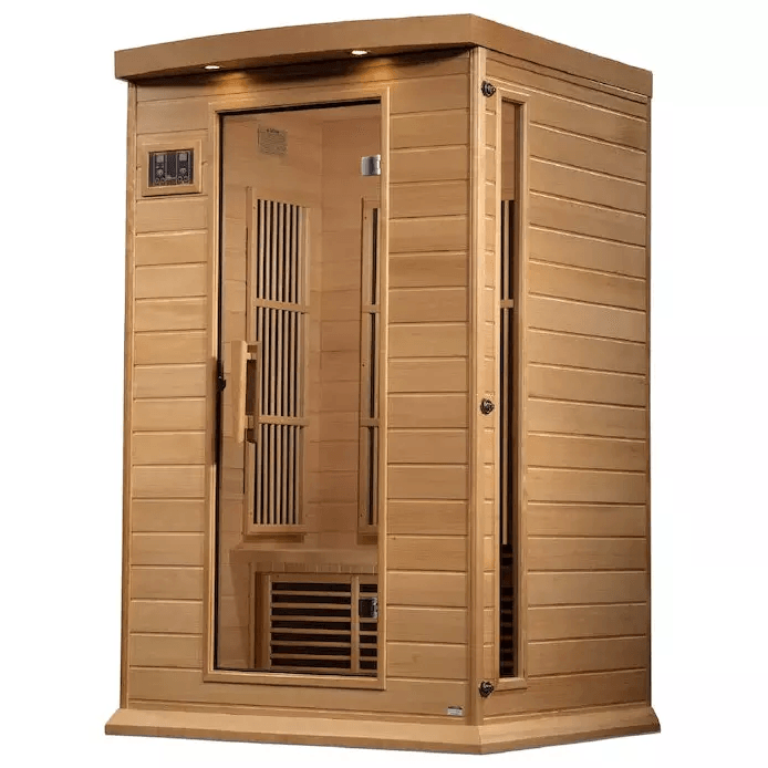 Maxxus Sauna de infrarrojos lejanos EMF cercano a cero para 2 personas | MX-K206-01-ZF